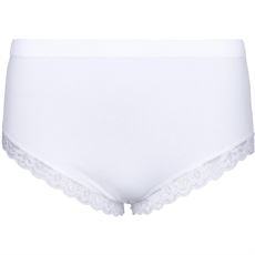 TIM OG SIMONSEN TRUSSE, FELINE RIB MIDI PANTIES, BIANCO